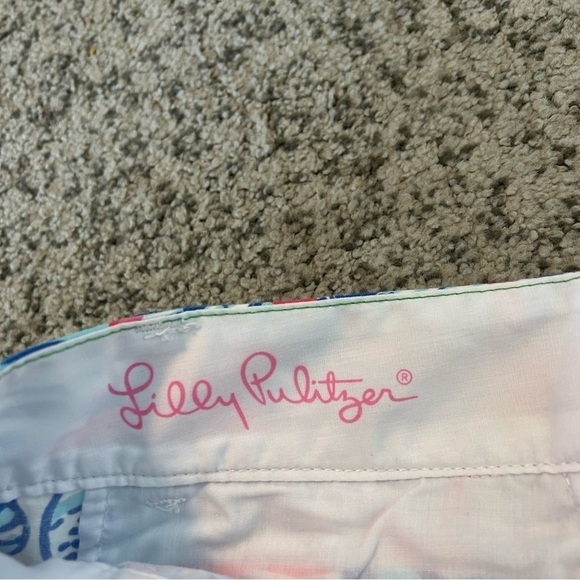 NWT Lilly Pulitzer Resort White She She Shells Chipper Shorts Size 4 - Picture 8 of 12